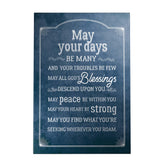 Words That Inspire Decoposter: May Your Days Be Many